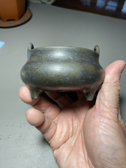 古玩銅器銅爐拍賣，當前價格4000元