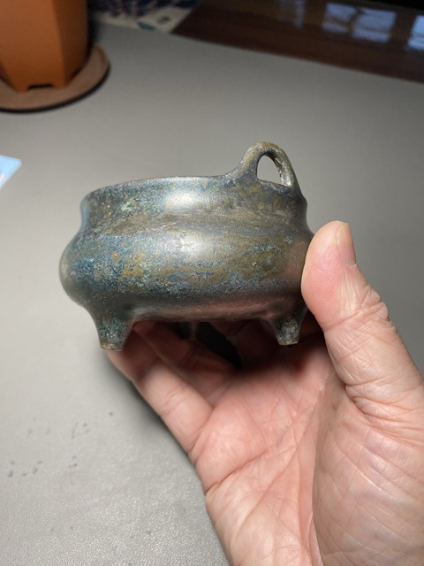 古玩銅器銅爐拍賣，當前價格4000元
