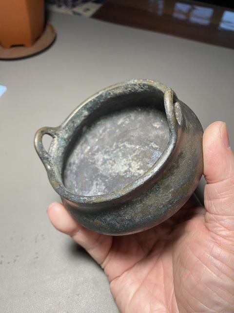 古玩銅器銅爐拍賣，當前價格4000元