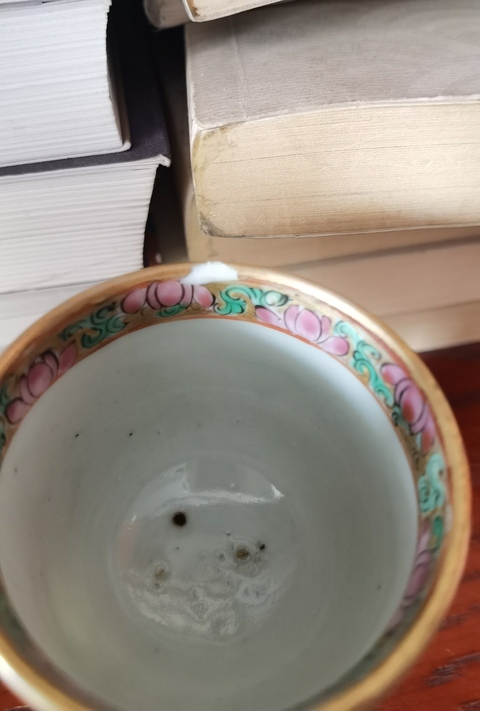 古玩陶瓷晚清廣彩人物故事高足杯拍賣,當前價格800元