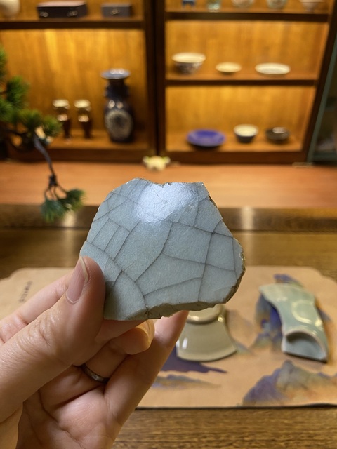 古玩陶瓷官窯標本拍賣，當前價格1500元