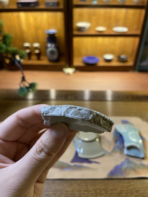 古玩陶瓷官窯標本拍賣，當前價格1500元