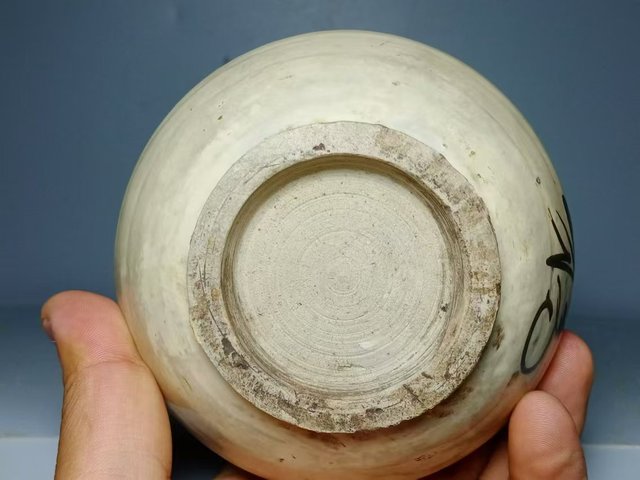 古玩陶瓷磁州窯白地黑花福字香爐拍賣，當(dāng)前價(jià)格1380元