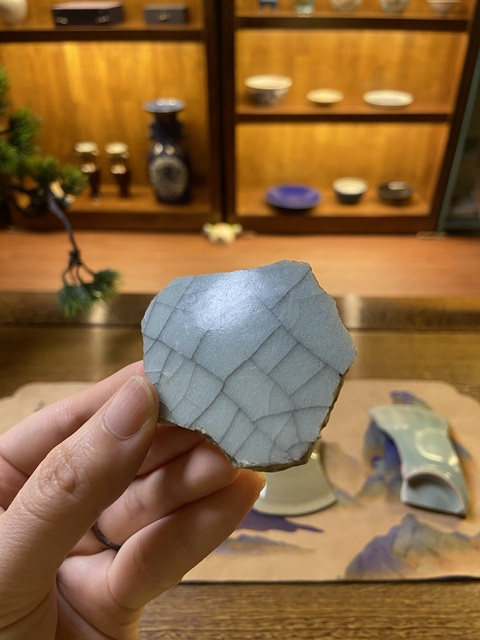 古玩陶瓷官窯標本拍賣，當前價格1500元
