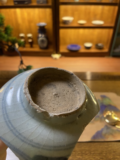 古玩陶瓷明洪武明早期青花碗標本拍賣，當前價格800元