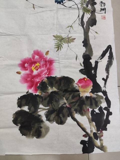 古玩字畫中美協(xié)會(huì)員名家段彤君 花鳥拍賣,當(dāng)前價(jià)格698元
