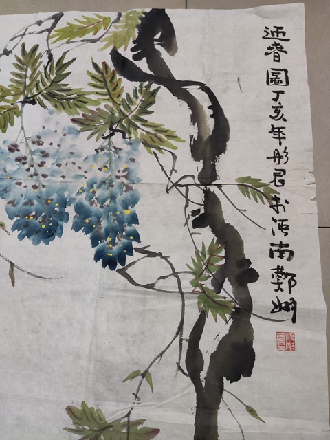 古玩字畫中美協(xié)會(huì)員名家段彤君 花鳥拍賣,當(dāng)前價(jià)格698元