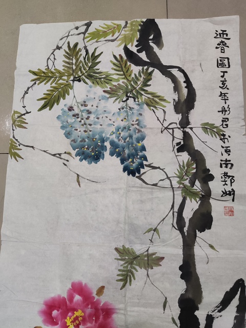 古玩字畫中美協(xié)會(huì)員名家段彤君 花鳥拍賣,當(dāng)前價(jià)格698元