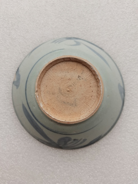 古玩陶瓷青花花卉紋斗笠碗拍賣,當前價格0元
