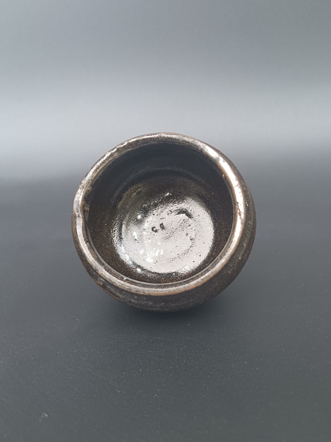 古玩陶瓷元代~窯變褐釉茶入拍賣,當前價格0元