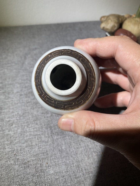 古玩陶瓷清乾隆·青花花卉瓶拍賣,當前價格688元