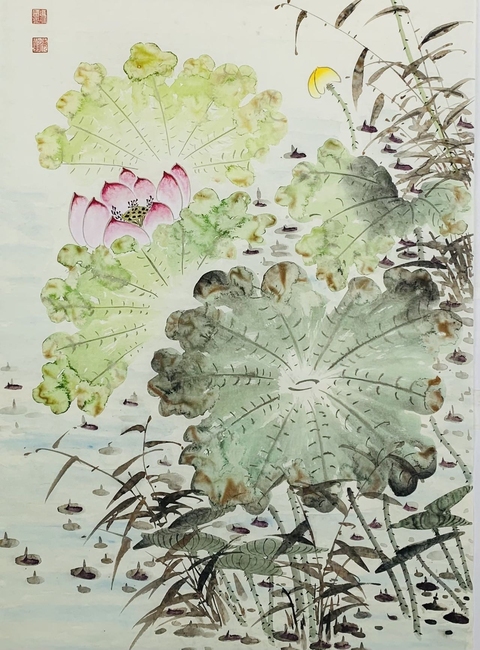 古玩字畫馮國永花卉拍賣，當前價格750元