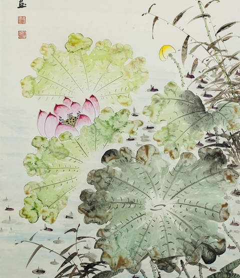 古玩字畫馮國永花卉拍賣，當前價格750元