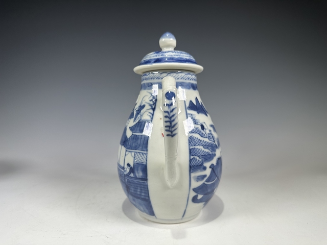 古玩陶瓷清晚期·青花山水人物紋大執(zhí)壺拍賣,當(dāng)前價(jià)格4200元