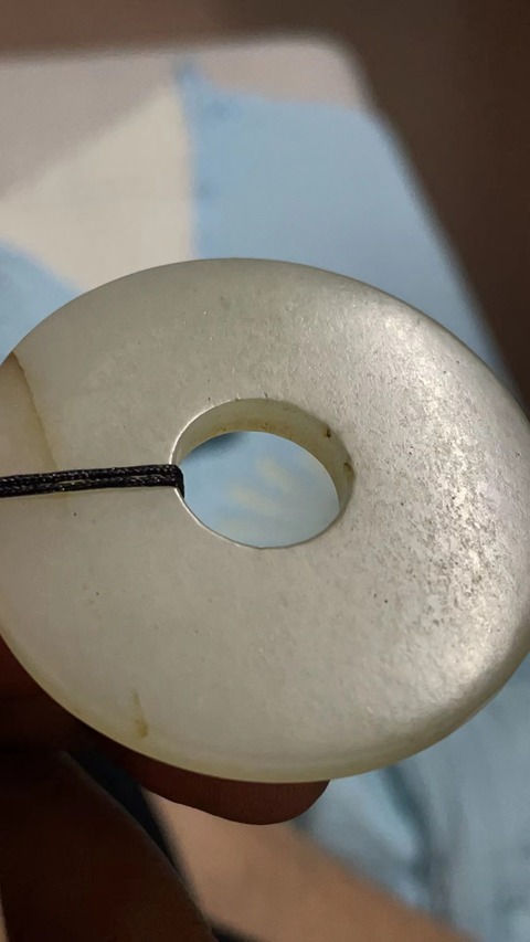 古玩玉器和田玉雕“素紋壁”拍賣,當前價格2200元