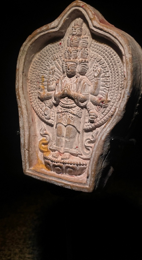 古玩雜項(xiàng)清代.千手觀音擦擦  (所見最好品相)拍賣，當(dāng)前價(jià)格688元