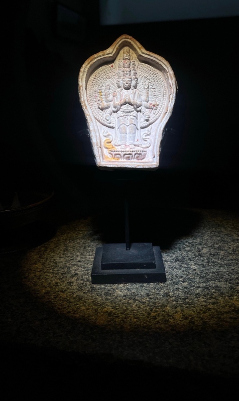 古玩雜項(xiàng)清代.千手觀音擦擦  (所見最好品相)拍賣，當(dāng)前價(jià)格688元