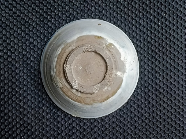 古玩陶瓷明末清初磁州窯青花盤拍賣,當前價格800元
