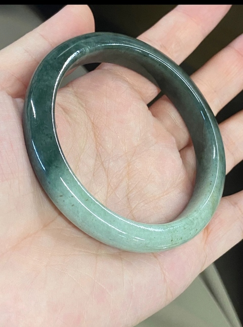 古玩玉器翡翠手鐲拍賣，當前價格2600元