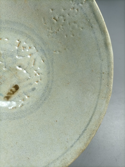 古玩陶瓷明晚青花斗笠碗拍賣(mài)，當(dāng)前價(jià)格300元