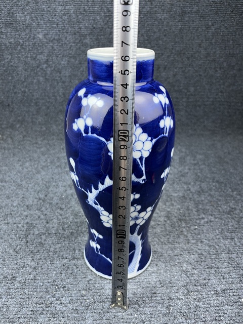 古玩陶瓷冰梅雞腿瓶拍賣，當前價格1800元