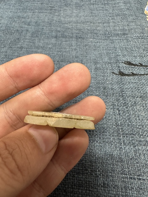古玩陶瓷清代蝴蝶型和田玉雕件拍賣,當(dāng)前價(jià)格169元