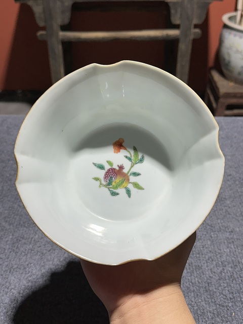 古玩陶瓷清代道光四季花卉紋碗拍賣,當前價格26800元