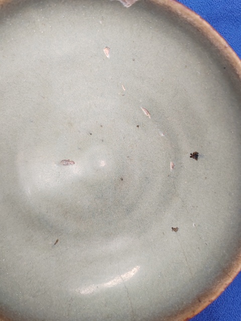 古玩陶瓷元代鈞窯青釉大碗拍賣,當(dāng)前價(jià)格3000元