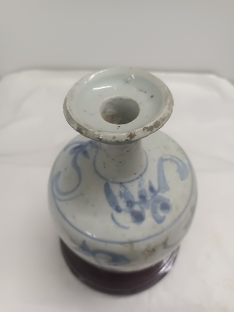 古玩陶瓷吉語紋青花壺拍賣,當(dāng)前價(jià)格160元