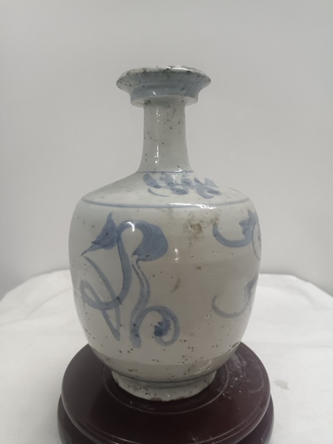 古玩陶瓷吉語紋青花壺拍賣,當(dāng)前價(jià)格160元