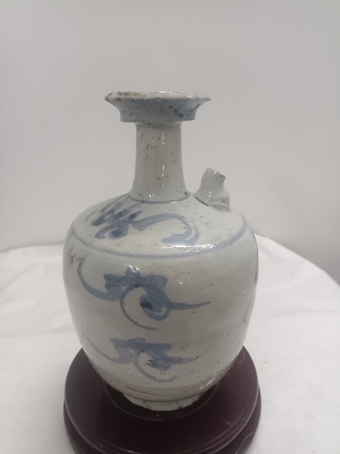 古玩陶瓷吉語紋青花壺拍賣,當(dāng)前價(jià)格160元