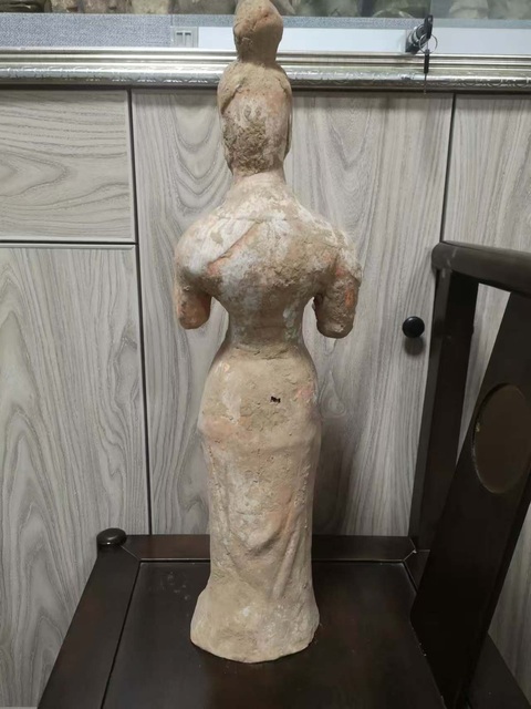 古玩陶瓷唐·武士俑拍賣，當前價格7500元