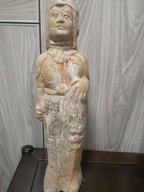古玩陶瓷北齊·武士俑拍賣,當(dāng)前價(jià)格7500元