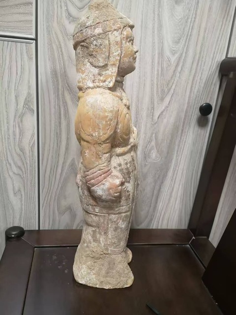 古玩陶瓷北齊·武士俑拍賣,當(dāng)前價(jià)格7500元