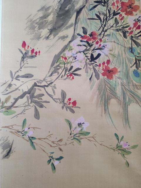 古玩字畫北京名家 著名小寫意花鳥畫家 馬仁先生 豐登有兆更吉祥 手工原裱立軸拍賣,當(dāng)前價格1988元