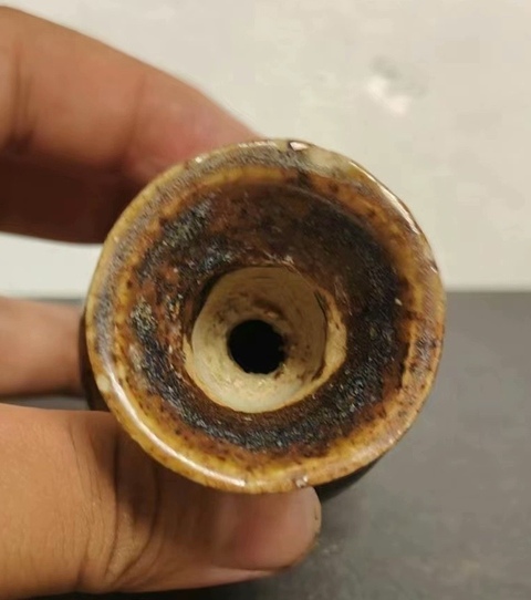 古玩陶瓷紫金釉瓶拍賣，當前價格800元