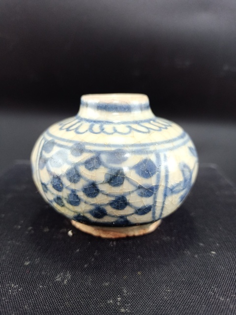 古玩陶瓷【明代】青花花卉紋水盂【路份高,收藏價值好】拍賣,當前價格0元