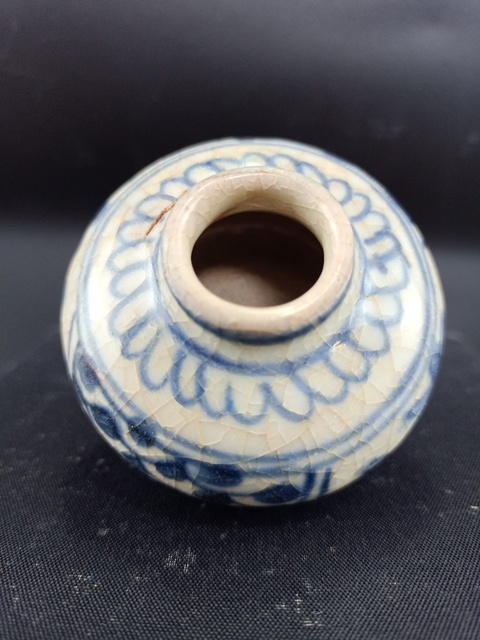 古玩陶瓷【明代】青花花卉紋水盂【路份高,收藏價值好】拍賣,當前價格0元