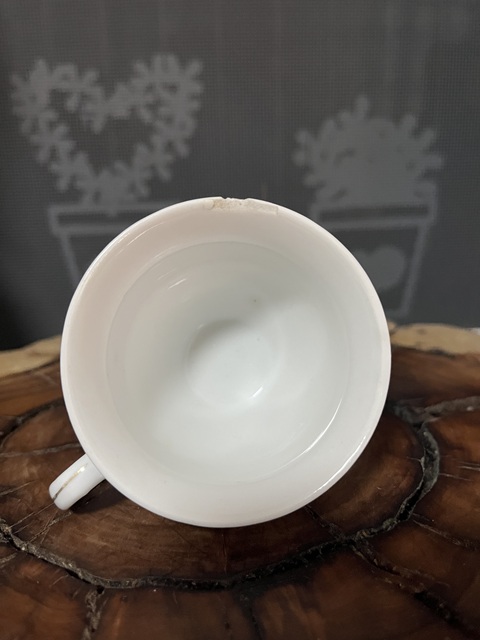 古玩陶瓷民國粉彩龍鳳紋茶杯拍賣，當前價格180元