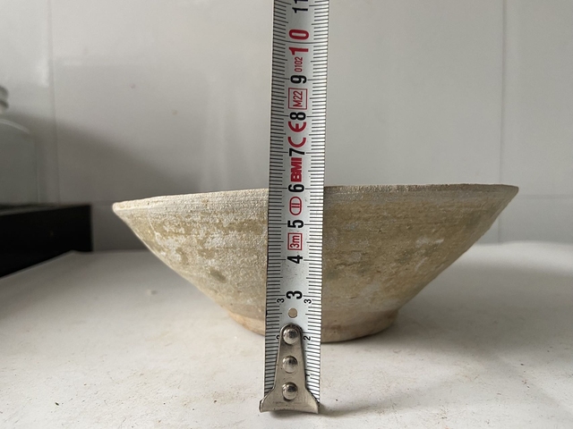 古玩陶瓷越窯青瓷斗笠碗拍賣,當前價格299元