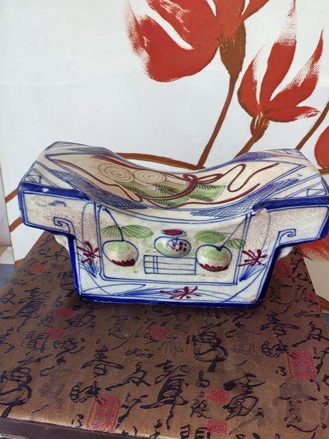 古玩陶瓷青花五彩花卉瓷忱拍賣,當前價格980元