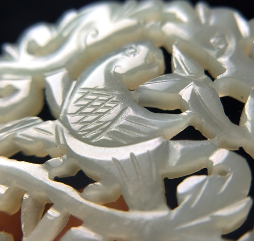 古玩玉器清代和田玉雕“英明神武”佩拍賣，當(dāng)前價格9900元