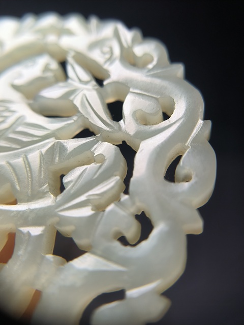 古玩玉器清代和田玉雕“英明神武”佩拍賣，當(dāng)前價格9900元