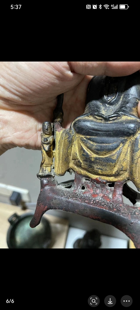 古玩銅器明代送子觀音造像拍賣，當前價格25800元