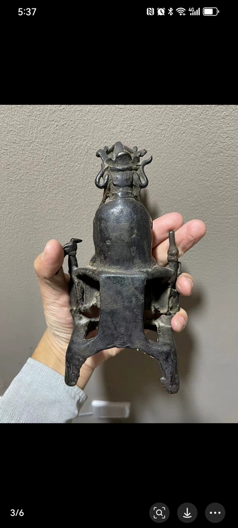 古玩銅器明代送子觀音造像拍賣，當前價格25800元