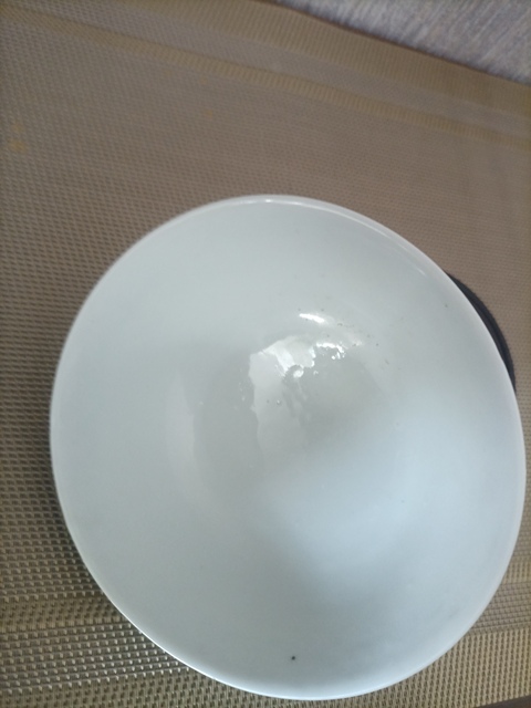 古玩陶瓷黃地粉彩博古花卉紋碗拍賣,當前價格680元