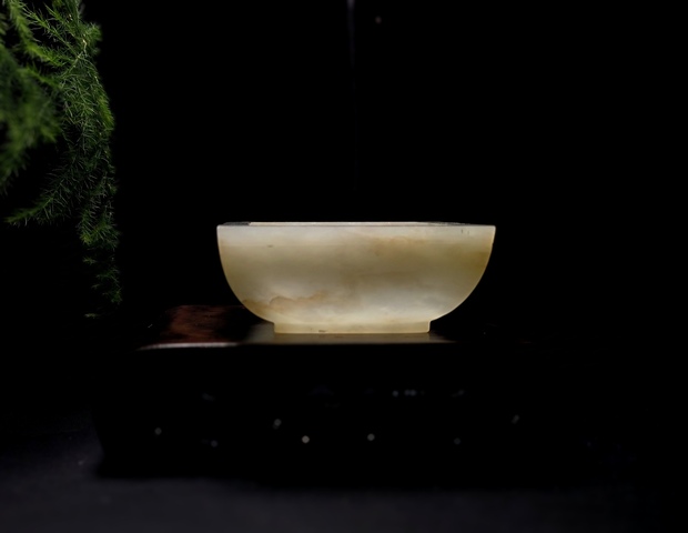 古玩玉器清代和田玉雕“水盂”“水洗”“筆洗”拍賣,當前價格10500元