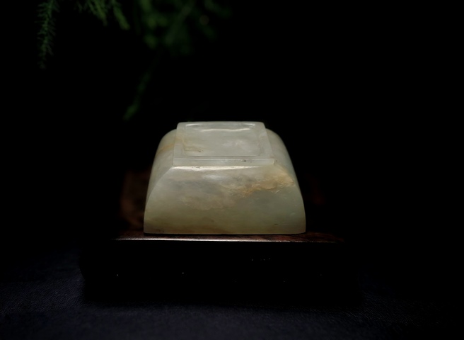 古玩玉器清代和田玉雕“水盂”“水洗”“筆洗”拍賣,當前價格10500元