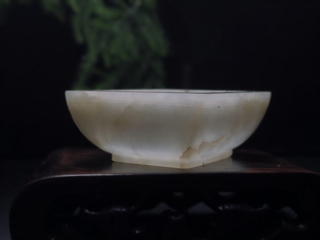 古玩玉器清代和田玉雕“水盂”“水洗”“筆洗”拍賣,當前價格10500元
