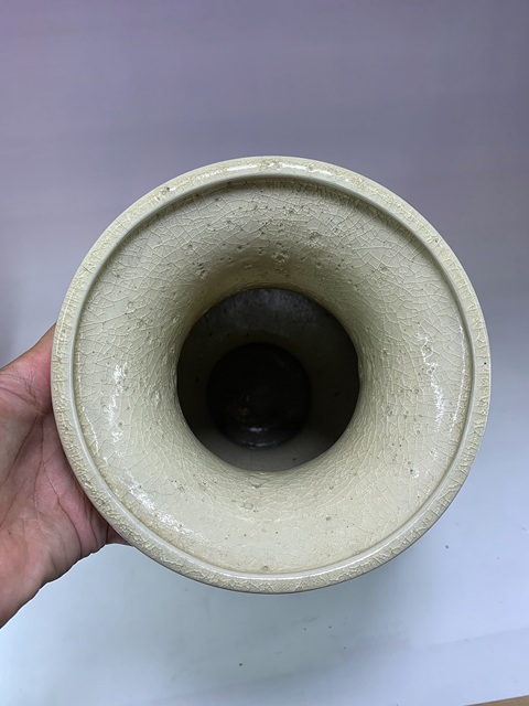 古玩陶瓷民國·哥釉大瓶拍賣，當前價格1668元